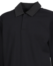 Load image into Gallery viewer, DIARY BLACK CONSTRUCTED GRAPHIC RUGBY WITH COTTON COLLAR