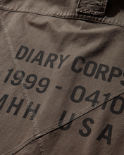 Load image into Gallery viewer, DIARY HEAVYWEIGHT COTTON TWILL HOODED OVERSHIRT