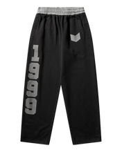 Load image into Gallery viewer, DIARY 1999 BLACK HEAVYWEIGHT BAGGY FLEECE SWEATPANT
