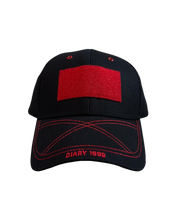 Load image into Gallery viewer, DIARY BLACK/RED STANDARD ISSUE MILITARY CAP
