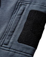 Load image into Gallery viewer, DIARY BLUE GARMENT DYE THERMAL LINED TACTICAL ZIP HOODIE
