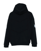 Load image into Gallery viewer, DIARY CORPS BLACK CONSTRUCTED HEAVYWEIGHT FLEECE PULLOVER HOODIE
