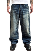 Load image into Gallery viewer, DIARY 'DOWNTOWN' WASHED BLUE JAPANESE DENIM
