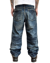 Load image into Gallery viewer, DIARY 'DOWNTOWN' WASHED BLUE JAPANESE DENIM
