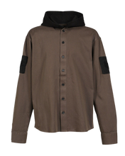Load image into Gallery viewer, DIARY HEAVYWEIGHT COTTON TWILL HOODED OVERSHIRT
