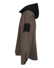 Load image into Gallery viewer, DIARY HEAVYWEIGHT COTTON TWILL HOODED OVERSHIRT
