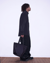 Load image into Gallery viewer, DIARY 'UPTOWN' RAW BLACK JAPANESE DENIM DOUBLE KNEE
